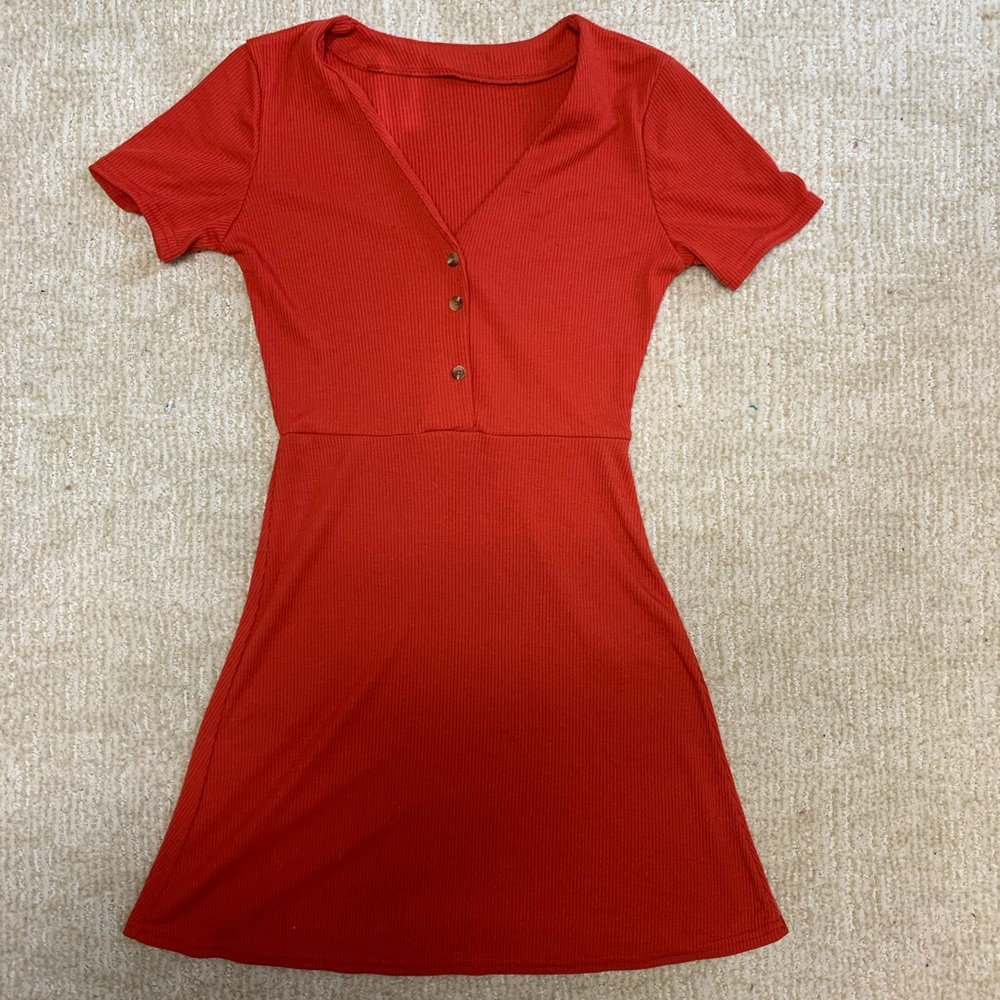 Red Mini Dress, Size XS/S